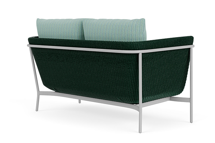 Lloyd Flanders™ Solstice Loveseat  - Woodland, Metallic Silver