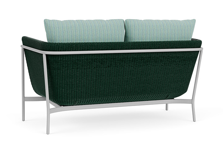 Lloyd Flanders™ Solstice Loveseat  - Woodland, Metallic Silver