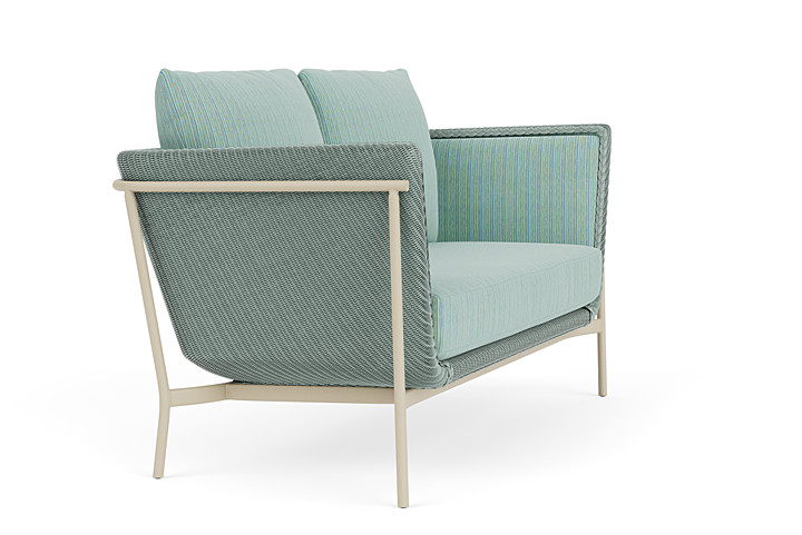 Lloyd Flanders™ Solstice Loveseat  - Sea Glass, Linen