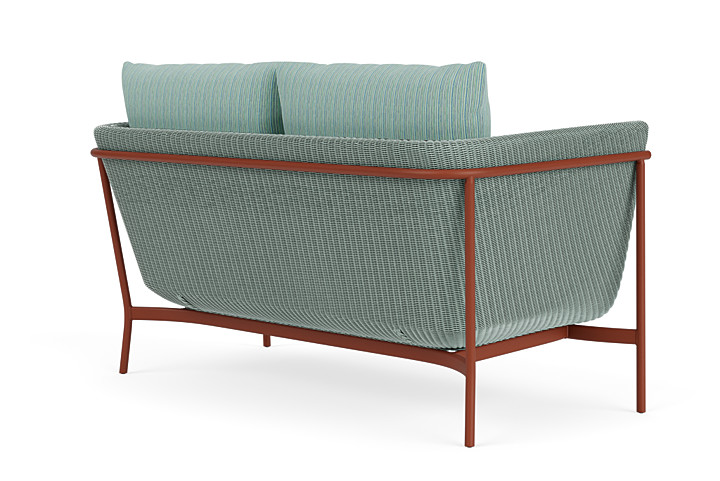 Lloyd Flanders™ Solstice Loveseat  - Sea Glass, Terracotta