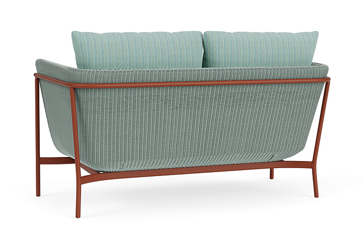 Lloyd Flanders™ Solstice Loveseat  - Sea Glass, Terracotta