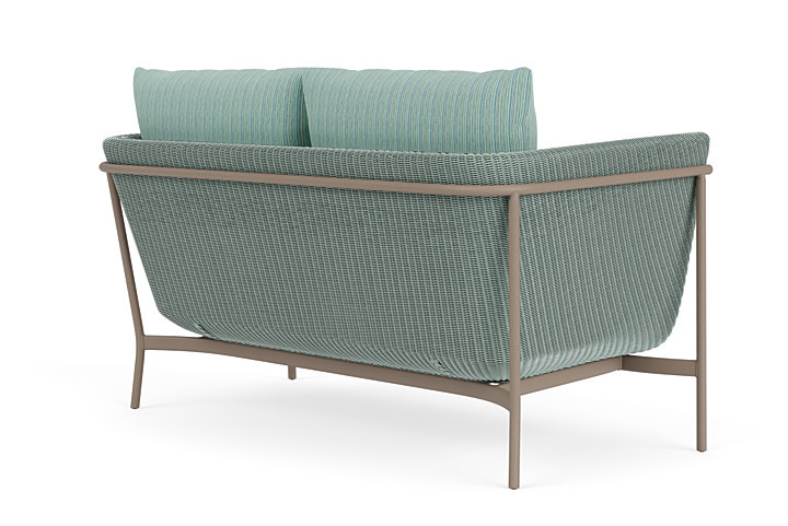 Lloyd Flanders™ Solstice Loveseat  - Sea Glass, French Beige