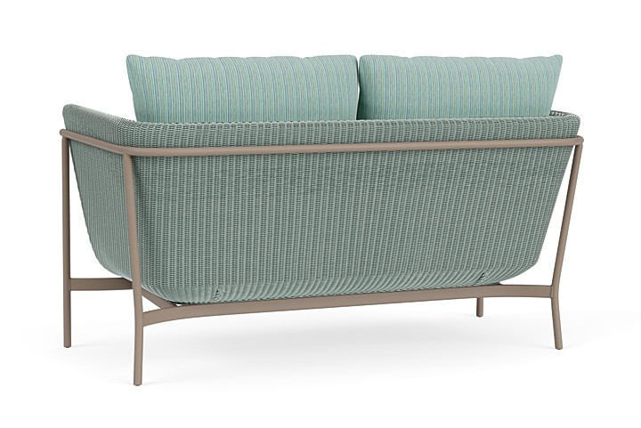 Lloyd Flanders™ Solstice Loveseat  - Sea Glass, French Beige