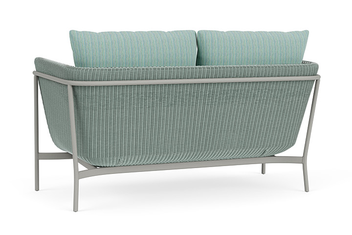 Lloyd Flanders™ Solstice Loveseat  - Sea Glass, Platinum