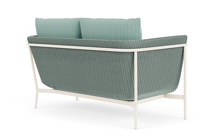 Lloyd Flanders™ Solstice Loveseat  - Sea Glass, Ivory