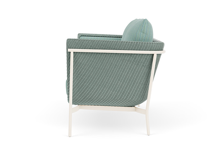 Lloyd Flanders™ Solstice Loveseat  - Sea Glass, Ivory