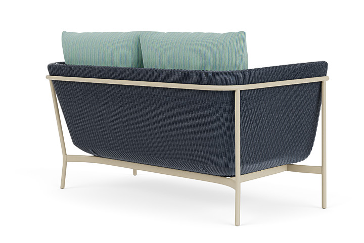 Lloyd Flanders™ Solstice Loveseat  - Denim Blue, Linen