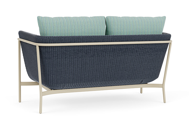 Lloyd Flanders™ Solstice Loveseat  - Denim Blue, Linen