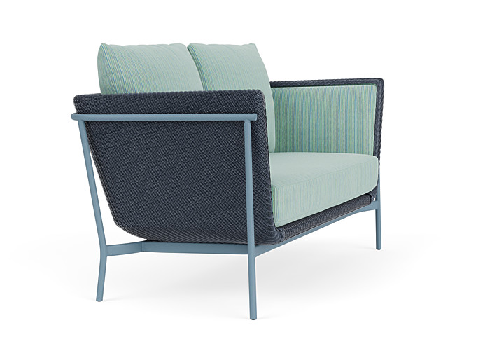 Lloyd Flanders™ Solstice Loveseat  - Denim Blue, Stillwater