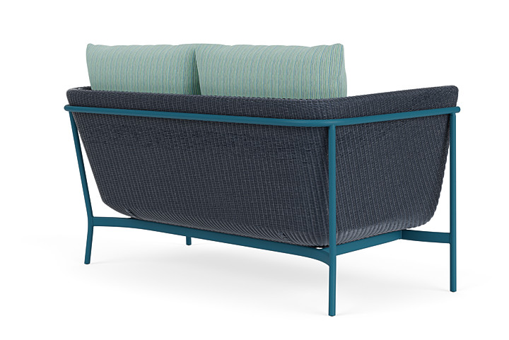 Lloyd Flanders™ Solstice Loveseat  - Denim Blue, Peacock