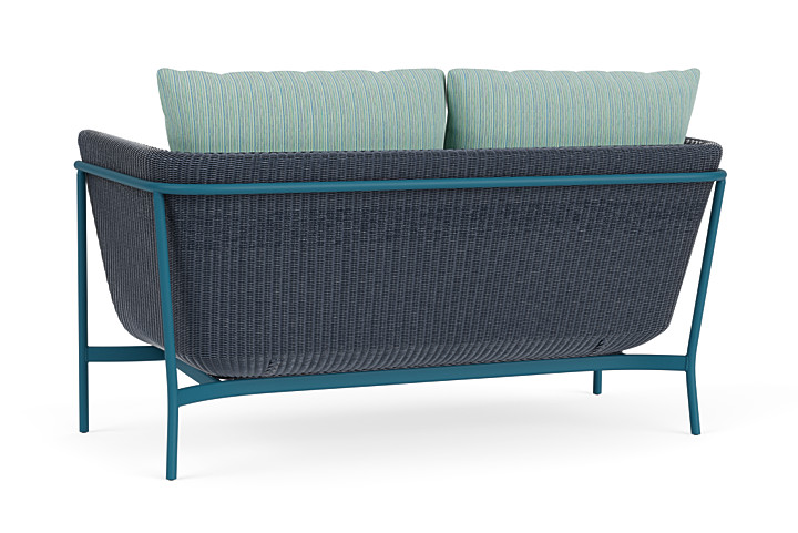 Lloyd Flanders™ Solstice Loveseat  - Denim Blue, Peacock