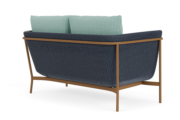 Lloyd Flanders™ Solstice Loveseat  - Denim Blue, Hickory