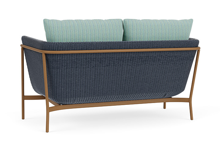 Lloyd Flanders™ Solstice Loveseat  - Denim Blue, Hickory