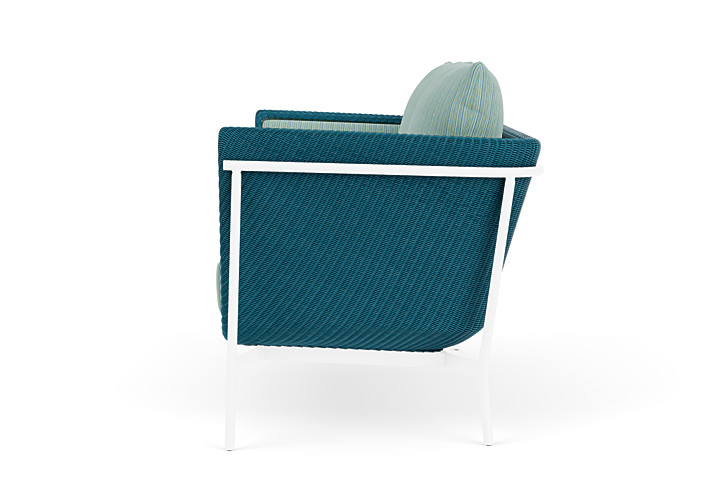 Lloyd Flanders™ Solstice Loveseat  - Peacock, White