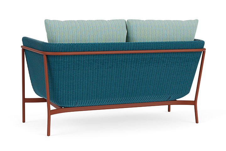 Lloyd Flanders™ Solstice Loveseat  - Peacock, Terracotta