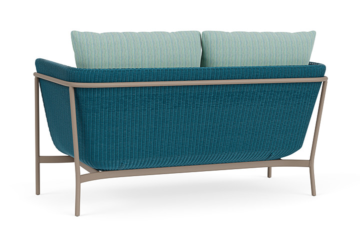 Lloyd Flanders™ Solstice Loveseat  - Peacock, French Beige