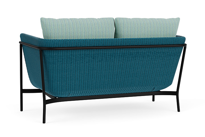 Lloyd Flanders™ Solstice Loveseat  - Peacock, Ebony