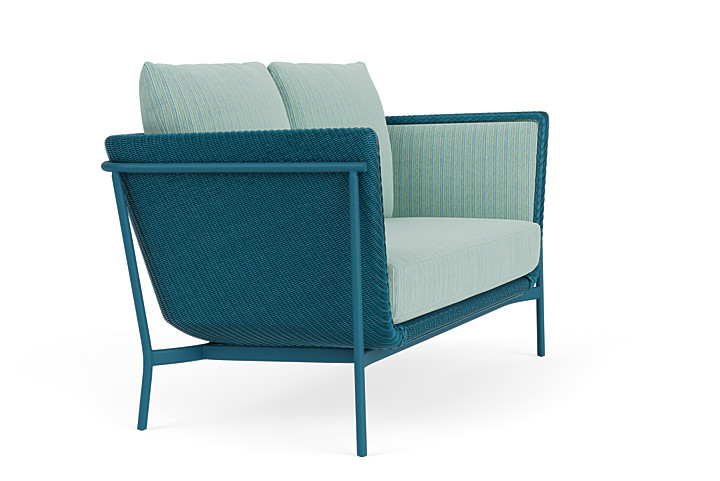 Lloyd Flanders™ Solstice Loveseat  - Peacock, Peacock