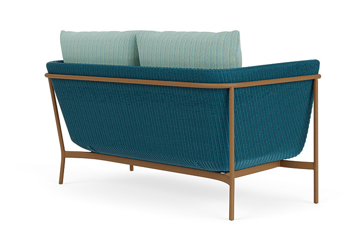 Lloyd Flanders™ Solstice Loveseat  - Peacock, Hickory