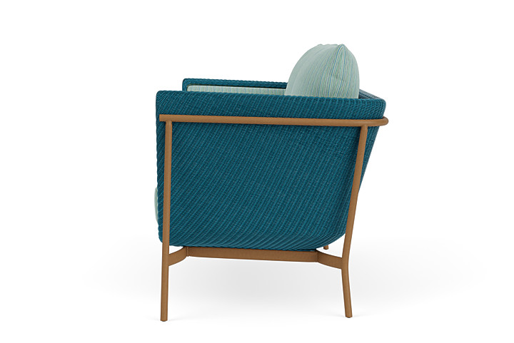 Lloyd Flanders™ Solstice Loveseat  - Peacock, Hickory