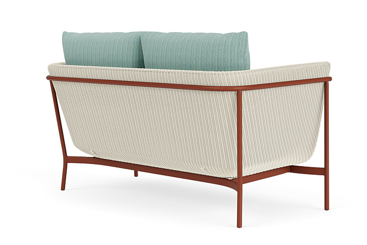 Lloyd Flanders™ Solstice Loveseat  - Ivory, Terracotta