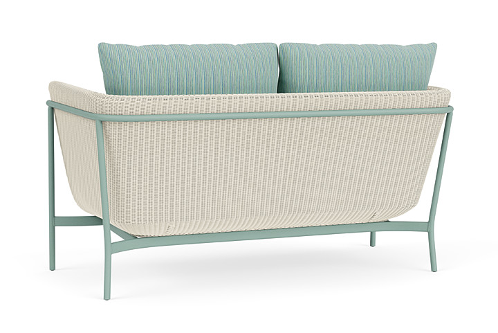 Lloyd Flanders™ Solstice Loveseat  - Ivory, Sea Glass