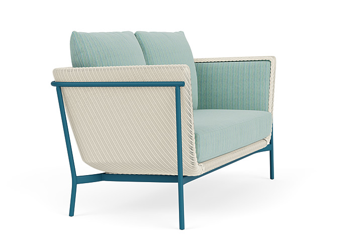 Lloyd Flanders™ Solstice Loveseat  - Ivory, Peacock