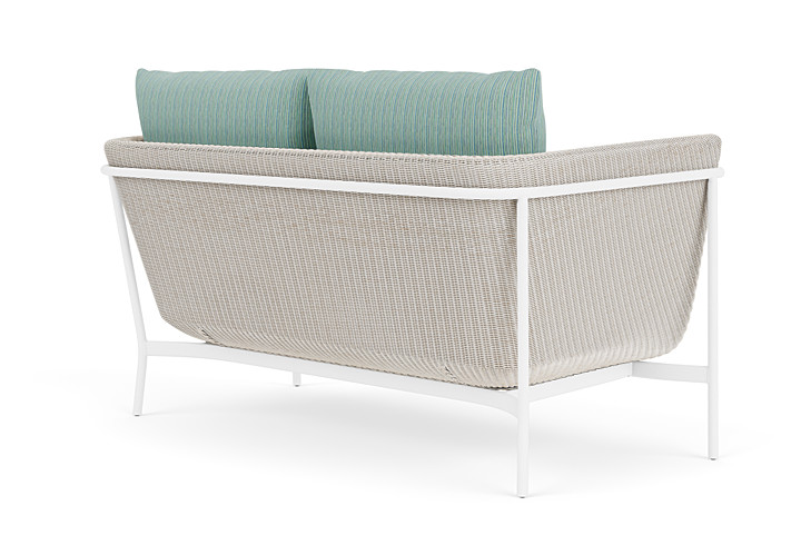 Lloyd Flanders™ Solstice Loveseat  - Antique White, Matte White