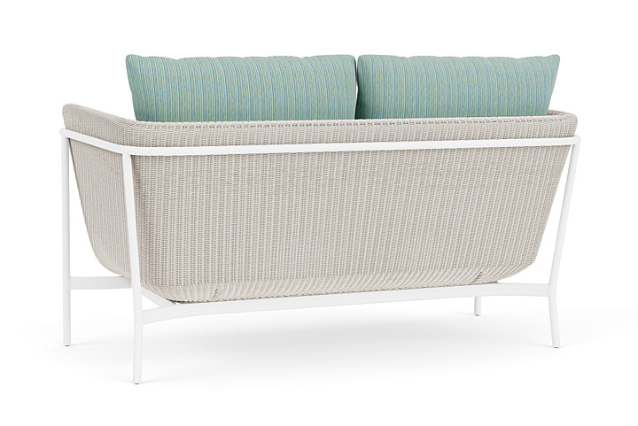 Lloyd Flanders™ Solstice Loveseat  - Antique White, Matte White