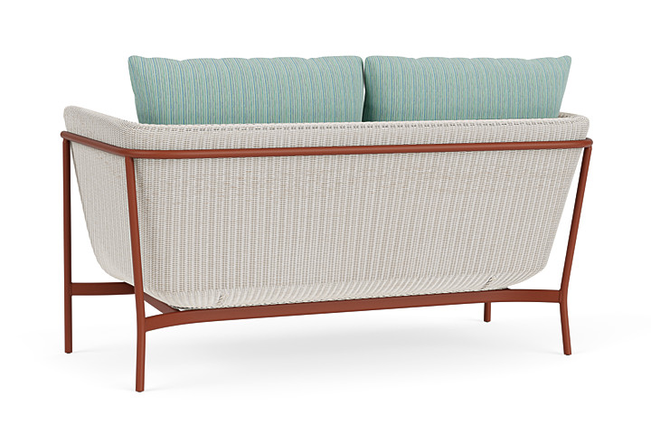 Lloyd Flanders™ Solstice Loveseat  - Antique White, Terracotta