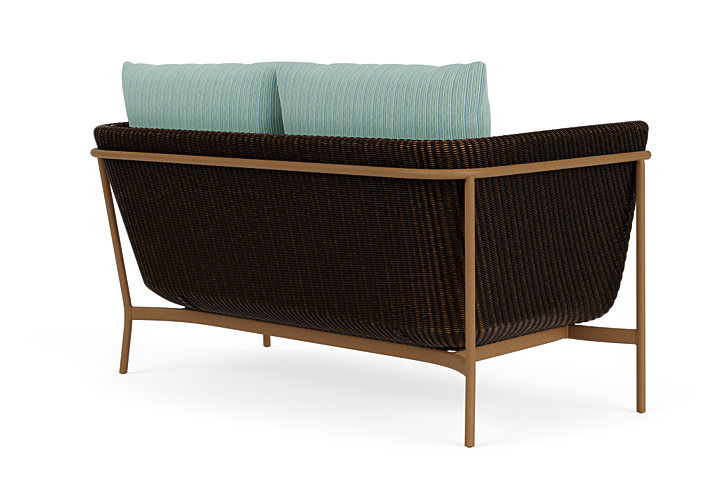 Lloyd Flanders™ Solstice Loveseat  - Mink, Hickory