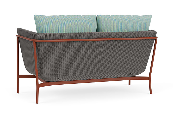 Lloyd Flanders™ Solstice Loveseat  - Pewter, Terracotta