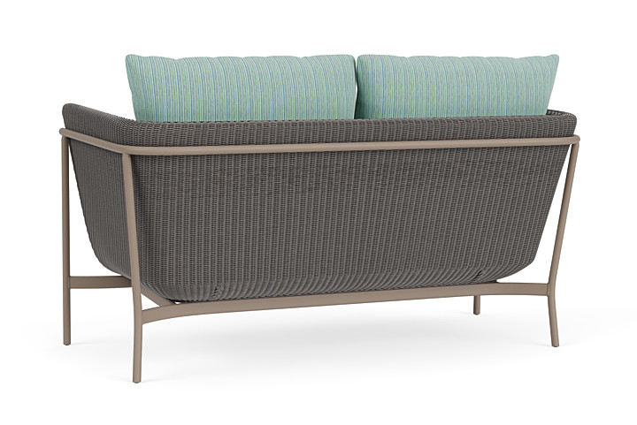 Lloyd Flanders™ Solstice Loveseat  - Pewter, French Beige