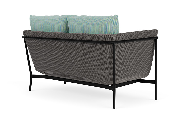 Lloyd Flanders™ Solstice Loveseat  - Pewter, Ebony