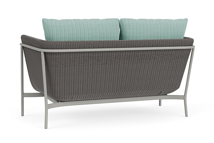 Lloyd Flanders™ Solstice Loveseat  - Pewter, Platinum