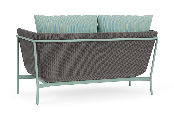 Lloyd Flanders™ Solstice Loveseat  - Pewter, Sea Glass