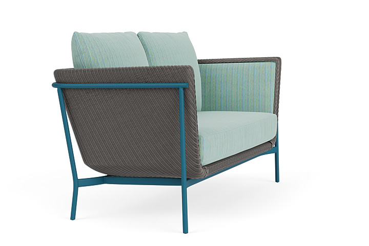 Lloyd Flanders™ Solstice Loveseat  - Pewter, Peacock