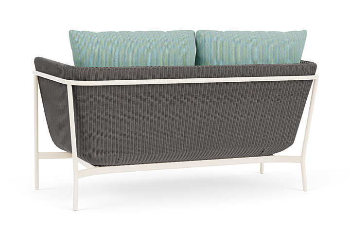 Lloyd Flanders™ Solstice Loveseat  - Pewter, Ivory