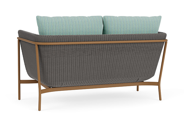 Lloyd Flanders™ Solstice Loveseat  - Pewter, Hickory