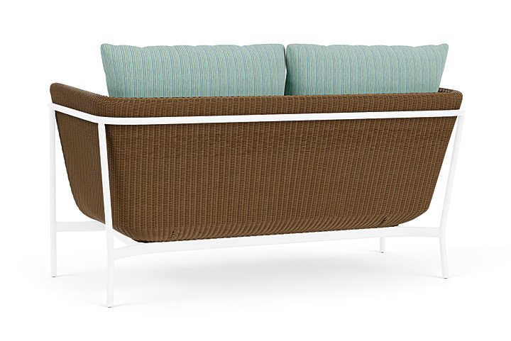 Lloyd Flanders™ Solstice Loveseat  - Hickory, White