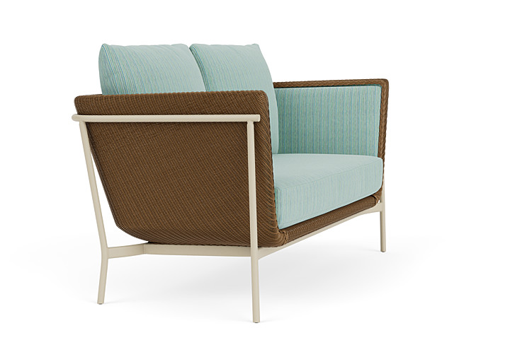 Lloyd Flanders™ Solstice Loveseat  - Hickory, Linen