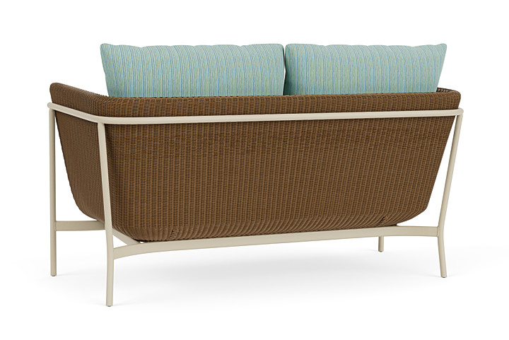 Lloyd Flanders™ Solstice Loveseat  - Hickory, Linen