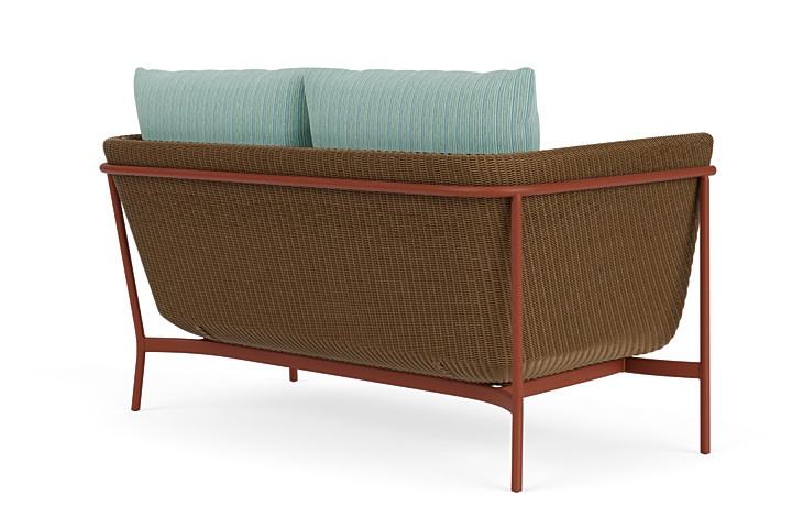 Lloyd Flanders™ Solstice Loveseat  - Hickory, Terracotta