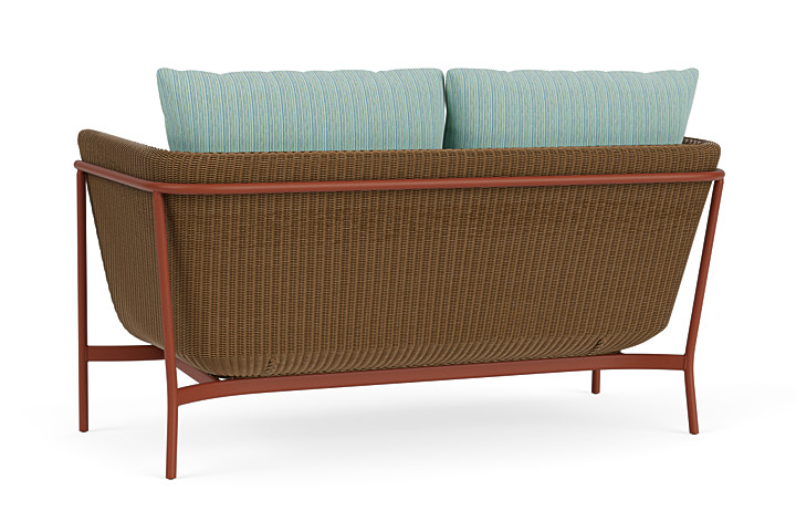 Lloyd Flanders™ Solstice Loveseat  - Hickory, Terracotta