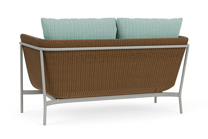 Lloyd Flanders™ Solstice Loveseat  - Hickory, Platinum