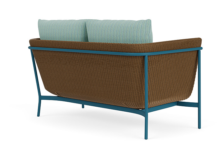 Lloyd Flanders™ Solstice Loveseat  - Hickory, Peacock