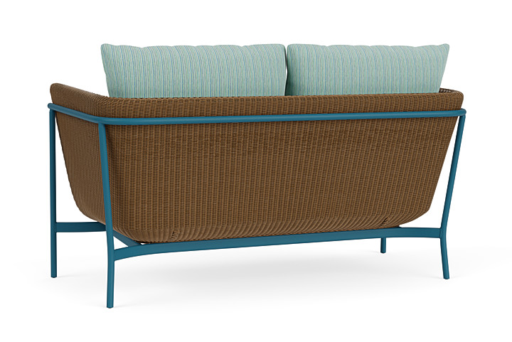 Lloyd Flanders™ Solstice Loveseat  - Hickory, Peacock