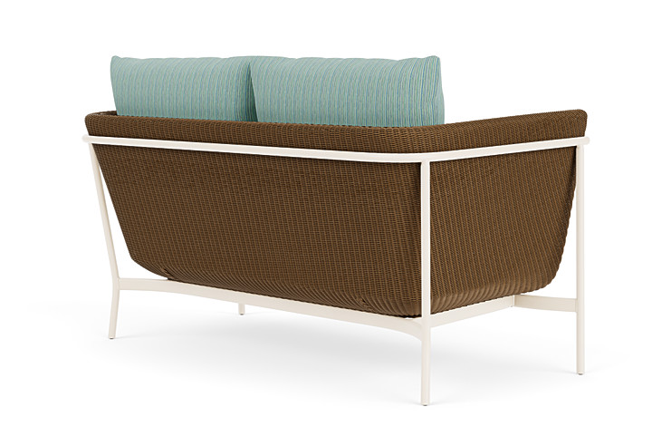 Lloyd Flanders™ Solstice Loveseat  - Hickory, Ivory