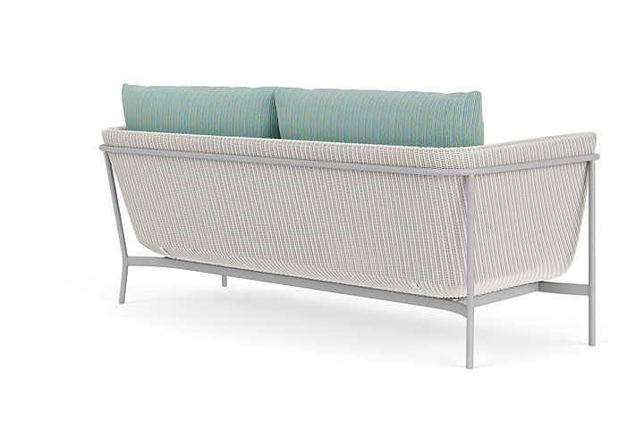 Lloyd Flanders™ Solstice Sofa  - White, Metallic Silver