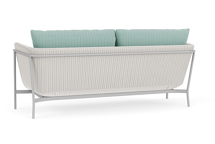 Lloyd Flanders™ Solstice Sofa  - White, Metallic Silver